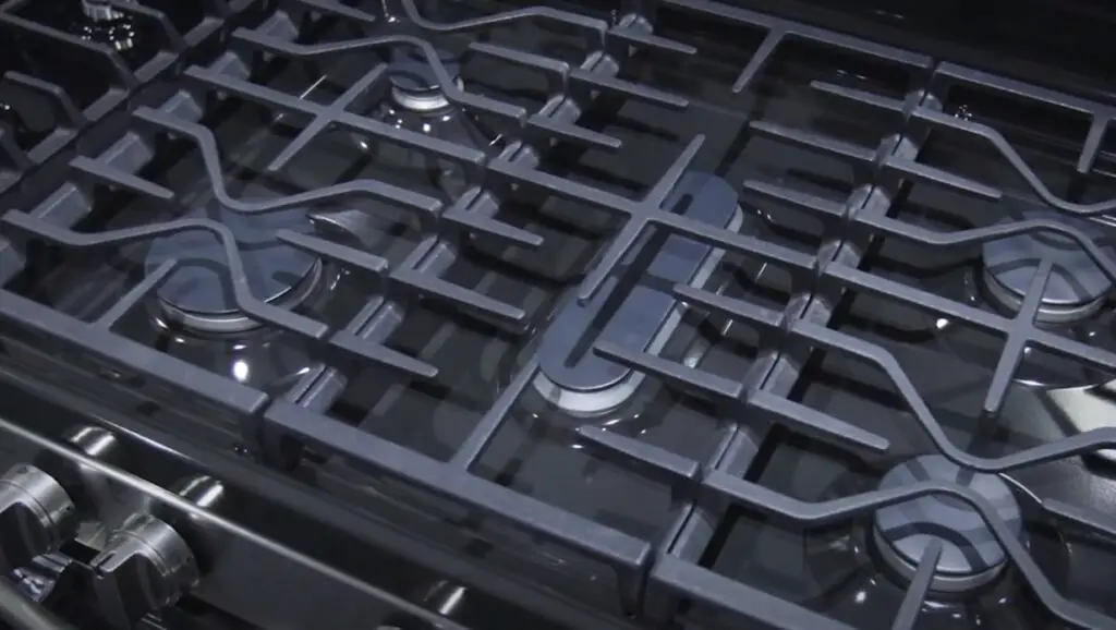 gas stove with grates