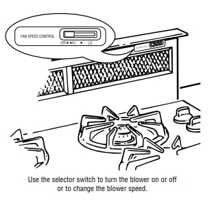 step-2: turning off the blower