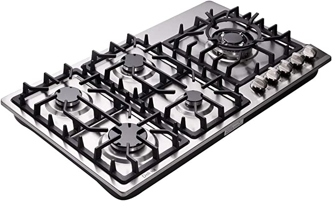 Deli-kit 34 Inch DK258-A08 Gas Cooktop