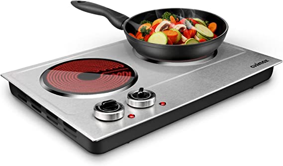 CUSIMAX 1800W Ceramic Electric Hot Plate for Cooking